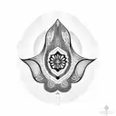 Hamsa Symbol tattoo design idea