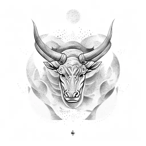 tauro tattoo design idea
