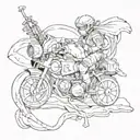 KJ tattoo design idea