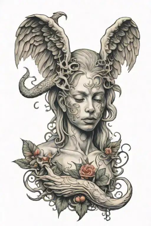 Nirvana In Utero tattoo design idea