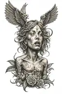 Nirvana In Utero tattoo design idea