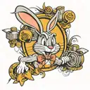 Bugs Bunny tattoo design idea