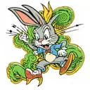 Bugs Bunny tattoo design idea