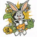 Bugs Bunny tattoo design idea