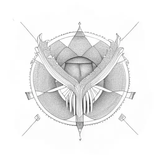 vulva tattoo design idea