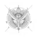 vulva tattoo design idea