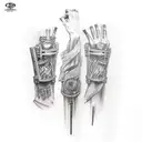 Zach Bryan and Noah kahan forearm tatoo tattoo design idea