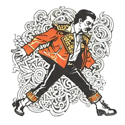 Freddie mercury from Break Free music video outfit tattoo design idea