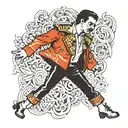 Freddie mercury from Break Free music video outfit tattoo design idea