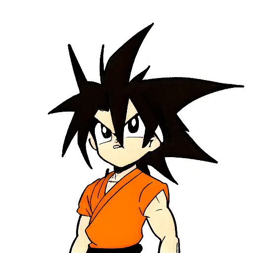 Black Goku  tattoo design idea