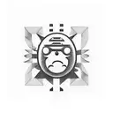 studio ghibli turnip head tattoo design idea