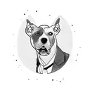pitbull tattoo design idea