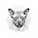 pitbull tattoo design idea