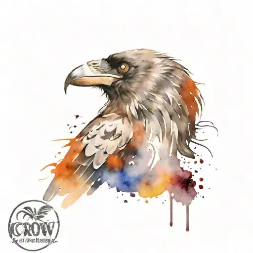 the crow movie tattoo design idea