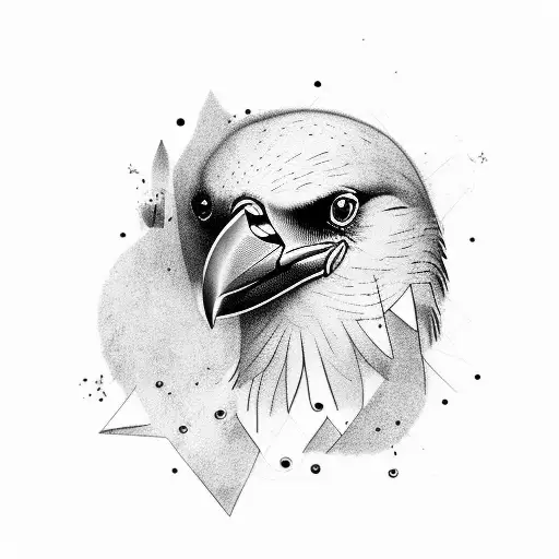 crow, nature, abuse, semi colon, love tattoo design idea