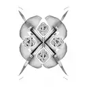 Brooklyn dodgers clover  tattoo design idea