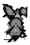 simplified tramp stamp tattoo design idea