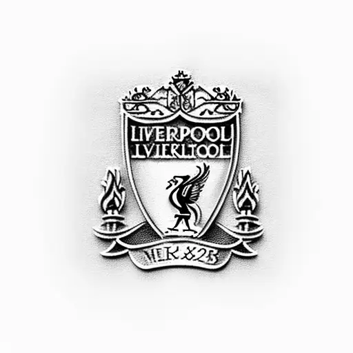 liverpool fc logo tattoo design idea