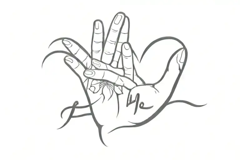 ily in sign language love in traditional chinese infinite love tattoo design idea