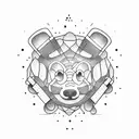 gummy bear  tattoo design idea