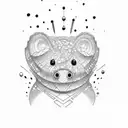 gummy bear  tattoo design idea