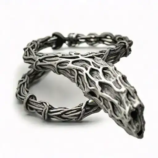 Dry twig bracelet tattoo on a male arm just above the wrist towards the elbow tattoo design idea