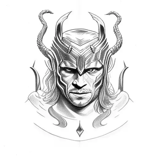 thor tattoo design idea