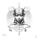 Seshat thoth ma'at tattoo design idea