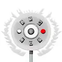 Punk rock band logo incorporated into a microphone tattoo design idea