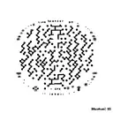 the word "knowledge" encoded in binary tattoo design idea