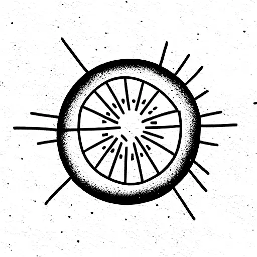 sunshine and 1234 tattoo design idea