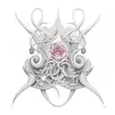 scales balancing life and time  tattoo design idea