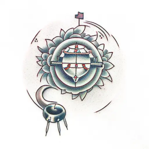 Drum "Die With Memories, Not Dreams" tattoo design idea