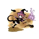 rattlesnake with wizard hat tattoo design idea