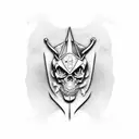 navy silence tattoo design idea