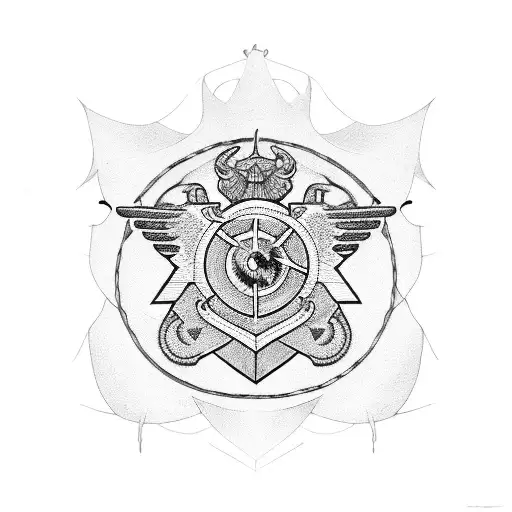Air Force tattoo design idea