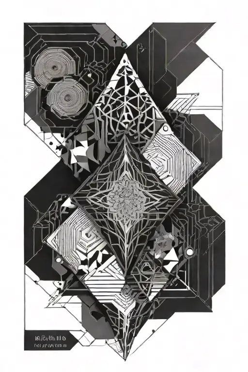 dark abyss tattoo design idea