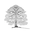  bonsai tree  tattoo design idea