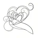 valentine technology tattoo design idea
