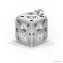  chest card, money and dice and cloud suitable for the leg tattoo design idea