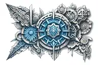 Aztec tattoo design idea