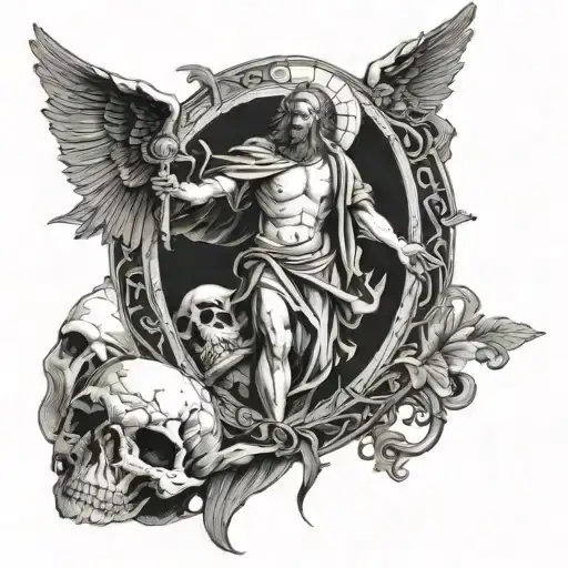 the resurrection tattoo design idea