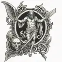 the resurrection tattoo design idea