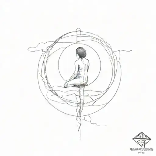 loneliness, fear, dark, silence tattoo design idea