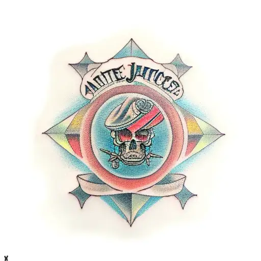 4444 tattoo design idea