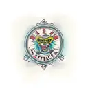 4444 tattoo design idea