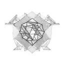 4444 tattoo design idea