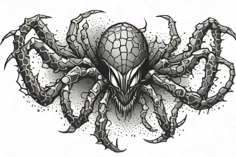 spider Venom tattoo design idea