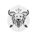 The name Henryk with the Swedish and polish flag inside  tattoo design idea