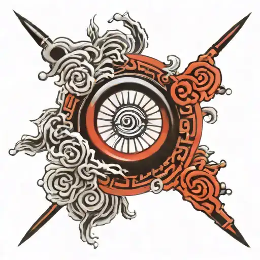 sharingan tomoe  tattoo design idea